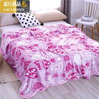 毛毯被子法兰绒加厚冬季绒毯学生宿舍床单夏季薄款办公室午睡毯子 三维工匠