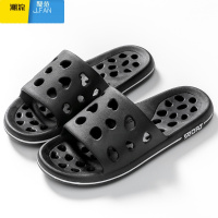 聚范男士大码漏水拖46 47码居家情侣拖鞋厕所卫生间镂空防滑一字拖女