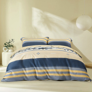 水星家纺纯棉四件套夏凉被亲肤抗菌防螨虫透气床品套装