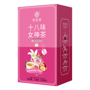 谯韵堂 十八味女神茶 桂圆红枣茶 150g/盒