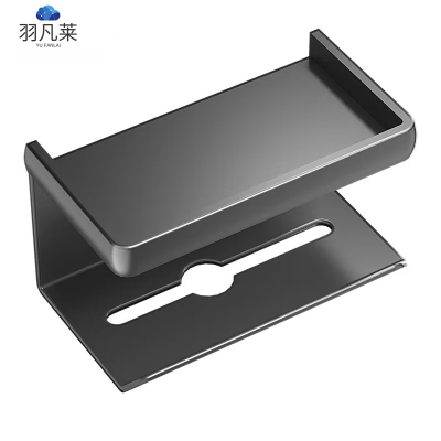 羽凡莱 免打孔一体式卷纸架 黑色 个