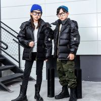 JPDUN新款儿童羽绒服跨境男女童亮面羽绒服大童洋气