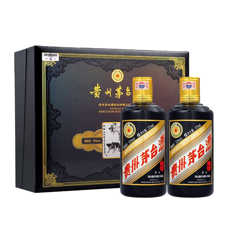 貴州茅台酒　375ml 中国 古酒 Moutai Bulaojiu 茅台不老酒375ml $45 FREE DELIVERY - Uncle Fossil