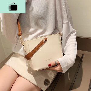ins网红质感简约手提水桶包包女2020新款韩版早春小包单肩斜挎包NEW LAKE女士单肩包