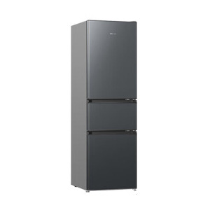美菱冰箱210升三门三开门多门家用小型冰箱中门软冷冻小户型出租房用节能迷你小型BCD-210L3CX 灰