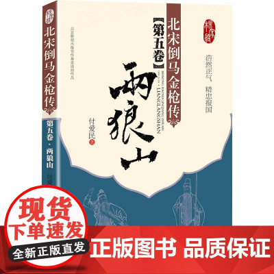 北宋倒马金枪传第五卷·两狼山(目前为止z-u-i-全面详尽的杨家将故事版 付爱民 北京科学技术出版社 正版书籍