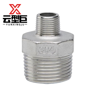 云型巨 不锈钢变径外丝直接 不锈钢管件 304 单位:个