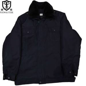 英铁藏青色全棉防寒棉衣 可定制 件
