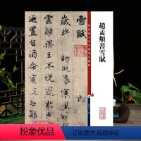 [正版]赵孟頫书雪赋彩色放大本中国著名碑帖繁体旁注孙宝文赵体赵孟頫楷书毛笔字帖书法临摹古帖墨迹籍 上海辞书出版社学海轩