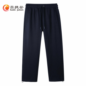 鑫捷登 男女同款320克毛圈直筒长裤JM706