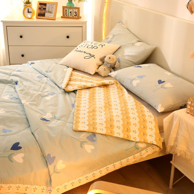 城南花开全棉夏被空调被2.0*2.3m