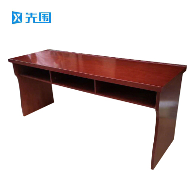 先围 会议桌 1.8*0.4*0.75m三人位-红胡桃色 张