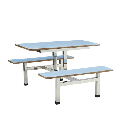 合祥源 连体餐桌椅组合 1450*1200*750mm QX-CZ26 单位:张