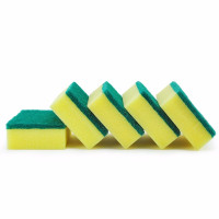 安居先森多功能清洁块百洁布清洁海绵抹布 双面海绵一包10片