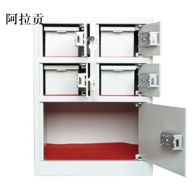 阿拉贡办公室酒店保管想保险柜5门贵重物品机械保管箱五门总台客用保险柜