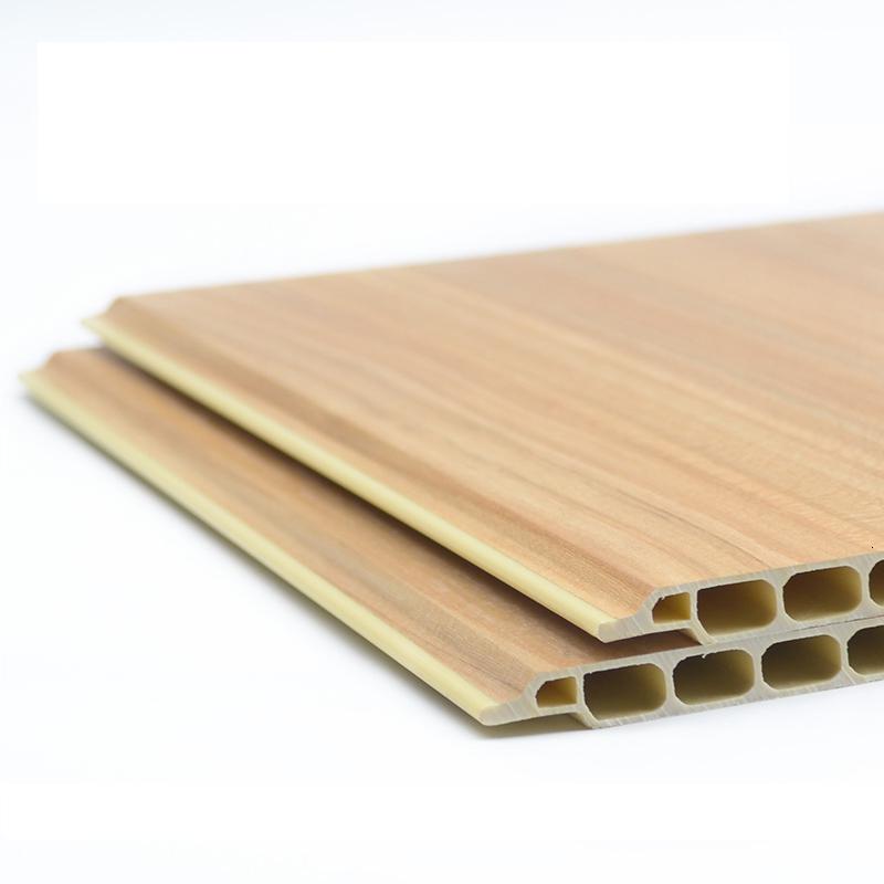 墙板竹木纤维墙壁闪电客装饰板材石塑装修材料墙板pvc吊顶护墙板 宽