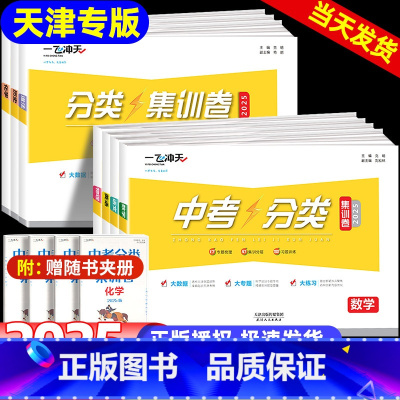中考分类集训卷[语数英物化政史] 天津 [正版]2025新版一飞冲天中考分类集训卷语文数学英语物理化学政治历史初中八九专