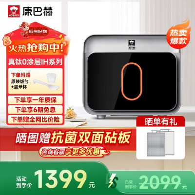 电饭煲 pro钛灰银4L
