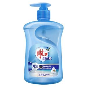 雕牌[500ml*1瓶]海盐洗手液家庭瓶装深度清洁洗手液海盐护手液按压装