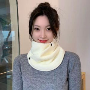保暖围脖秋冬季护颈脖套男女防风加绒加厚护颈椎骑行开车防寒围巾3759Z