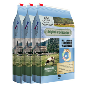 斑点成犬专用狗粮大型犬大麦町斑点狗粮低盐美毛补钙牛肉味15kg 默认颜色 牛肉味