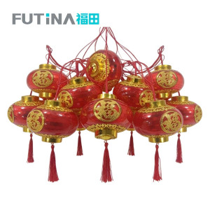 福田 圆福水晶灯笼串灯彩灯 5米10灯*8# 条