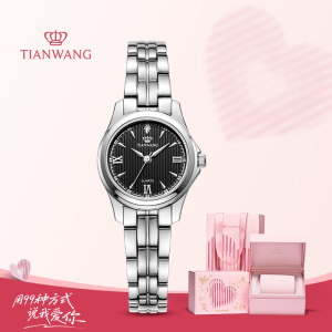 天王手表女士简约精致石英表气质小表盘腕表商务休闲钢带女表3570