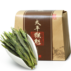 2025新茶上市艺魁堂茶叶捏尖特级太平猴魁茶250g春茶安徽黄山绿茶