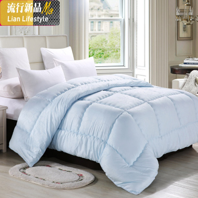 被子冬被春秋被芯1.8冬天加厚保暖单人双人薄被羽丝绒被褥2×2.3 三维工匠