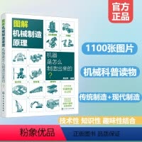 [正版]图解机械制造原理 机器是怎么制造出来的 8-18岁中小学生课外阅读物理机械科普书籍机械制造全流程原理示意图立体