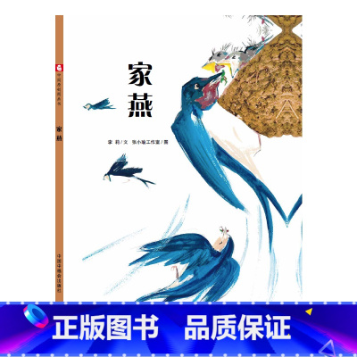 家燕(精装) [正版]家燕精装绘本图画书中国原创图画书展现了孩子们喜爱亲近的家燕的故事深入体验四季的变化了解家燕的生存智