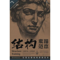 音像石膏头像结构素描范本林晓明