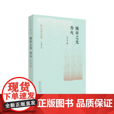 范小青文集 城市之光 香火 范小青 山东人民出版社 正版书籍