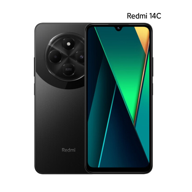 小米红米Redmi 14C 星岩黑 6GB+128GB 八核芯 全网4G 1300W影像 5160mAh长续航 智能手机 红米