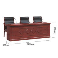 誉卓远-简约-办公桌 YZY-CTZ-2.1M-H3BY 木质可拆装定制款210*60*76cm