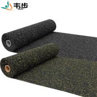 韦步健身房运动地垫地胶加厚橡胶卷材地板防滑缓冲减震地胶垫