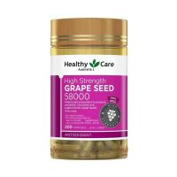 26年效期-HealthyCare高浓葡萄籽胶囊200粒58000mg原花青素抗氧化
