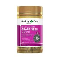 26年效期-HealthyCare高浓葡萄籽胶囊200粒58000mg原花青素抗氧化