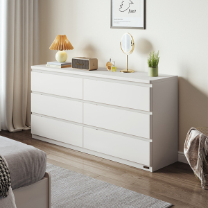 全友家居简约百搭卧室客厅分区储物斗柜隐藏式拉手储物柜家具