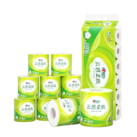 心相印 BT5410(提装)云感系列150克10粒装四层立体压花卷筒卫生纸