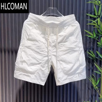 HLCOMAN夏季潮牌男士工装五分裤短裤2025速干新款韩版大口袋休闲宽松中裤