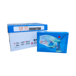 70gA4状元复印纸一体机打印纸70g打印纸A4复印纸(10包/箱 5000张)
