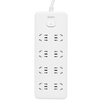 齐心 PCP-WZ8105 延长线插座 8位40孔 总控全长10.0米 白