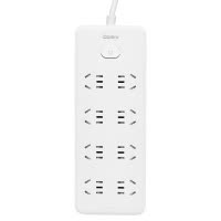齐心 PCP-WZ8105 延长线插座 8位40孔 总控全长10.0米 白