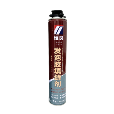恒良牌发泡胶填缝剂750ml 850g(车皮专用)