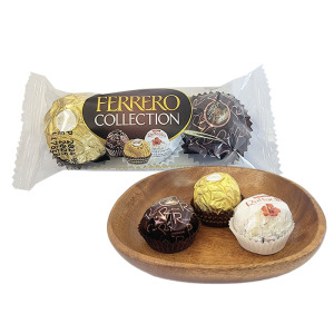 Ferrero费列罗榛果威化巧克力T3条装送女友生日礼物婚庆喜糖果零食品