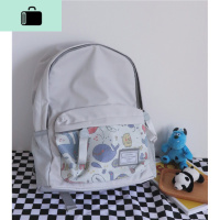 童趣书包女日系高中可爱ins百搭学生校园网兜软萌动物休闲双肩包NEW LAKE