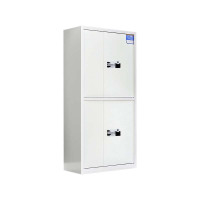 DXBG保密柜财务档案柜文件柜办公室资料储物柜保险柜通双节白色-国保指纹锁