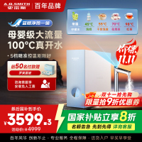 AO史密斯佳尼特加热净水器加热直饮一体机 家用厨下反渗透直饮水机净水机过滤器 CDR1600S1[蓝鲸上新]