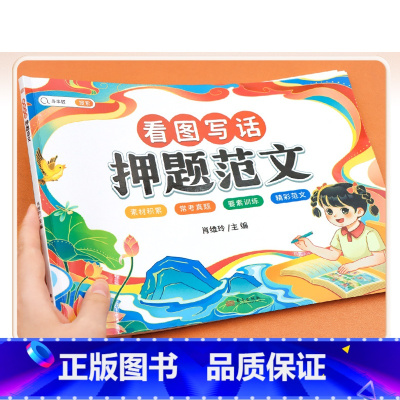 看图写话押题范文 [正版]看图写话押题范文大全一年级二年级人教版每日一练作文素材专项训练阅读理解练习小学生看图说话写话就